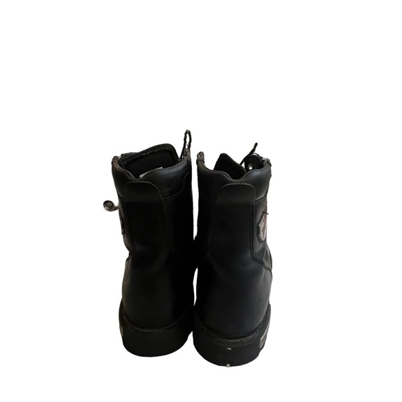 Red Wing Mens Black Leather Side Zip Moto Biker Boot Size US 8.5 main image 8